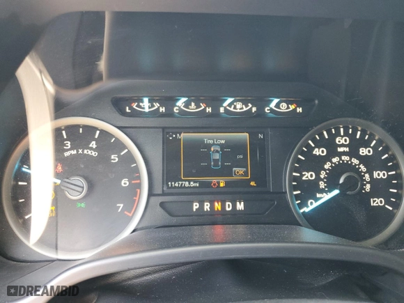 2018 Ford F-150 XL with VIN 1FTFW1E58JKE96352, listed as a Copart auction lot 48501285 with 114,778 mi miles and Salvage Title. Bid and sale history available at carsss.com. Image 9.