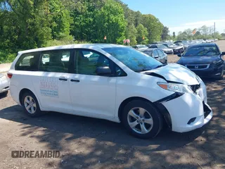 2015 Toyota Sienna L with VIN 5TDZK3DCXFS640245, listed as a IAAI auction lot 42310815 with 76,260 mi miles and . Bid and sale history available at DreamBid. Image 13.