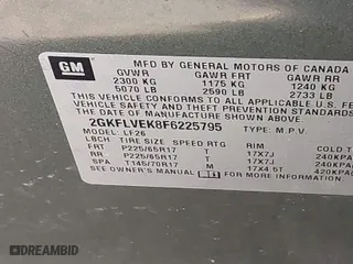 2015 GMC Terrain SLE with VIN 2GKFLVEK8F6225795, listed as a IAAI auction lot 41759797 with 110,123 mi miles. Bid and sale history available at carsss.com. Image 9.