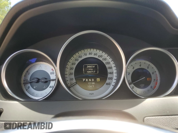 2012 Mercedes-Benz C 300 Sport with VIN WDDGF8BB8CA643615, listed as a Copart auction lot 62353045 with 105,717 mi miles and Salvage title. Bid and sale history available at DreamBid. Image 9.