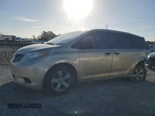 2011 Toyota Sienna with VIN 5TDZK3DC9BS061970, listed as a Copart auction lot 48081325 with 159,865 mi miles and Salvage Title. Bid and sale history available at carsss.com. Image 1.