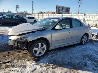 2007 Mazda 6 i Sport VE with VIN 1YVHP80C575M24658, listed as a Copart auction lot 51478345 with 172,940 mi miles and Salvage title. Bid and sale history available at DreamBid. Image 1.