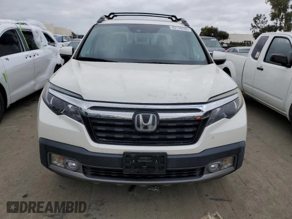 2019 Honda Ridgeline RTL-E z VIN 5FPYK3F75KB001806, wystawiony jako Copart lot #43178765 z przebiegiem 44 939 mil mil oraz Czysty tytuł • Clean title. Historia ofert i sprzedaży dostępna na DreamBid. Obrazek 5.