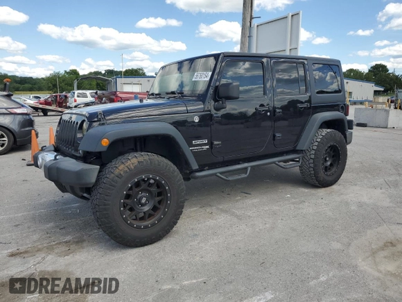 2018 Jeep Wrangler Unlimited Sport S with VIN 1C4HJWDG9JL929128, listed as a Copart auction lot 56760154 with 58,579 mi miles and Salvage title. Bid and sale history available at DreamBid. Image 1.