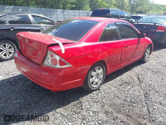 2003 Honda Civic EX with VIN 1HGEM22973L072996, listed as a IAAI auction lot 42209783 with 169,743 mi miles and . Bid and sale history available at DreamBid. Image 4.