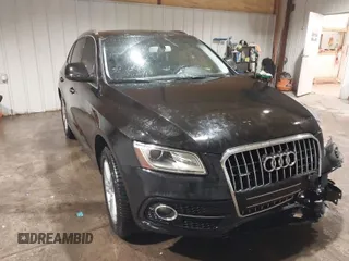 2015 Audi Q5 Premium Plus with VIN WA1DGAFP9FA016282, listed as a IAAI auction lot 41377498 with 122,000 mi miles. Bid and sale history available at carsss.com. Image 1.