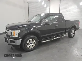 2018 Ford F-150 XL z VIN 1FTEX1EB9JFA84741, wystawiony jako Copart lot #65014085 z przebiegiem 166 259 mil mil oraz Czysty tytuł • Clean title. Historia ofert i sprzedaży dostępna na DreamBid. Obrazek 1.