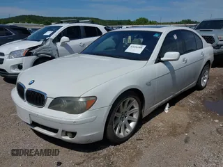 2006 BMW 7 Series 750i with VIN WBAHL83576DT03355, listed as a IAAI auction lot 42606906 with 186,494 mi miles and . Bid and sale history available at DreamBid. Image 2.