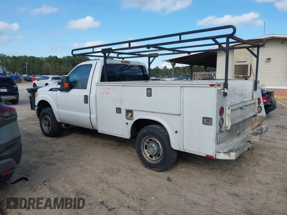 2011 Ford Super Duty F-250 SRW XL with VIN 1FDBF2B66BEC47481, listed as a IAAI auction lot 41893491 with 306,160 mi miles. Bid and sale history available at carsss.com. Image 3.