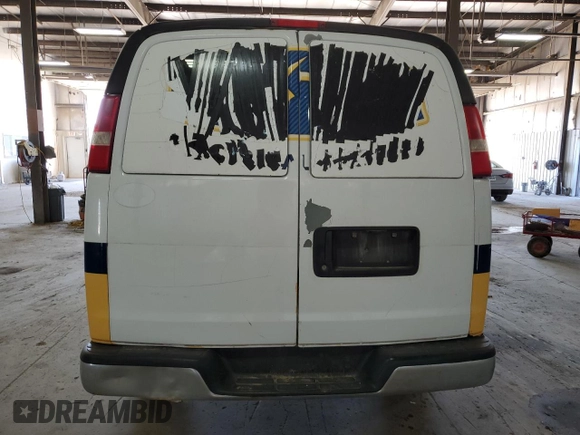 2012 Chevrolet Express Cargo with VIN 1GCZGTBG4C1169550, listed as a Copart auction lot 56743465 with 172,389 mi miles and Salvage title. Bid and sale history available at DreamBid. Image 6.