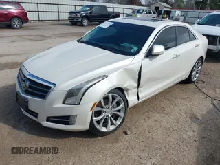 2013 Cadillac ATS Performance z VIN 1G6AC5S36D0111225, wystawiony jako IAAI lot #41511694 z przebiegiem 153 250 mil mil oraz . Historia ofert i sprzedaży dostępna na DreamBid. Obrazek 2.