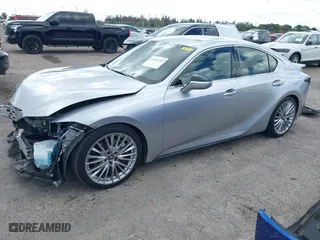 2022 Lexus IS with VIN JTHDA1D24N5119341, listed as a IAAI auction lot 41611252 with 9,651 mi miles. Bid and sale history available at carsss.com. Image 20.