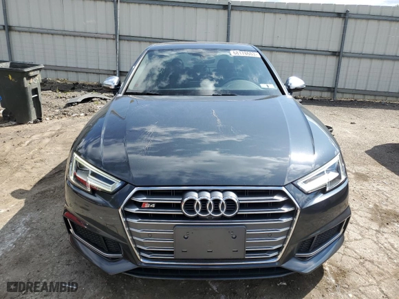 2018 Audi S4 Prestige with VIN WAUC4AF46JA001485, listed as a Copart auction lot 68178603 with 38,726 mi miles. Bid and sale history available at carsss.com. Image 5.