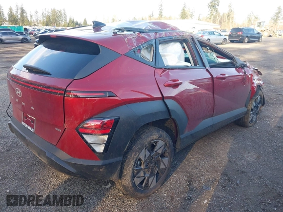 2025 Hyundai Kona SEL Convenience with VIN KM8HCCABXSU260201, listed as a IAAI auction lot 41733277 with Not Provided miles and . Bid and sale history available at carsss.com. Image 4.