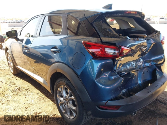 2019 Mazda CX-3 Sport with VIN JM1DKDB7XK1419841, listed as a IAAI auction lot 41699781 with 46,716 mi miles. Bid and sale history available at carsss.com. Image 3.