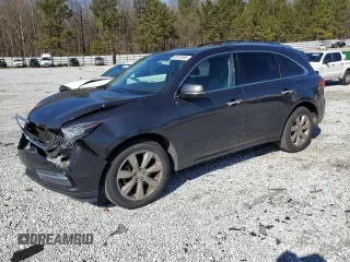 2015 Acura MDX Advance/Entertainment Pkg with VIN 5FRYD3H81FB002285, listed as a Copart auction lot 43012305 with 111,721 mi miles and Salvage Title. Bid and sale history available at carsss.com. Image 1.