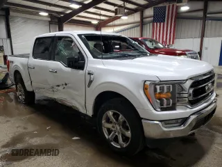 2022 Ford F-150 XL with VIN 1FTEW1EP9NFB19718, listed as a Copart auction lot 59297815 with 43,368 mi miles and Salvage title. Bid and sale history available at DreamBid. Image 4.