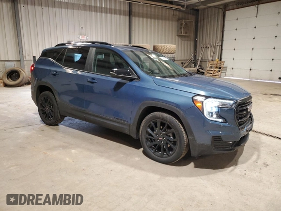 2024 GMC Terrain SLE with VIN 3GKALTEG3RL179982, listed as a Copart auction lot 51430475 with 5,965 mi miles and Salvage Title. Bid and sale history available at DreamBid. Image 4.