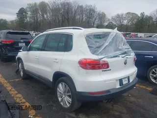 2012 Volkswagen Tiguan SEL with VIN WVGAV7AX0CW507942, listed as a IAAI auction lot 41854498 with 177,117 mi miles and . Bid and sale history available at DreamBid. Image 3.