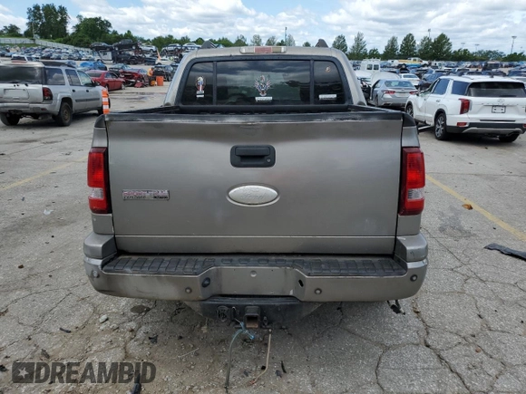 2008 Ford Explorer Sport Trac Limited with VIN 1FMEU33E68UA23141, listed as a Copart auction lot 61251835 with Not provided miles and Clean title. Bid and sale history available at DreamBid. Image 6.