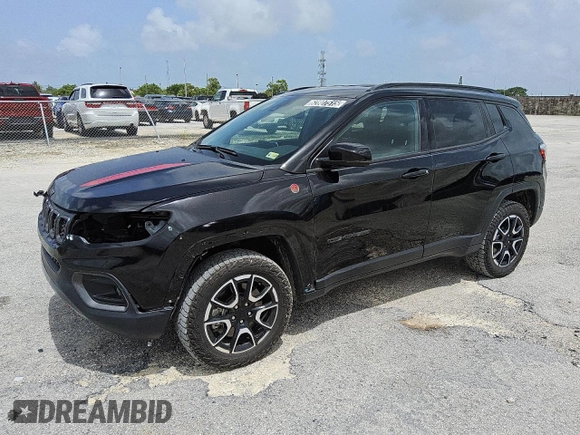 2024 Jeep Compass Trailhawk с VIN 3C4NJDDNXRT137107, выставлен на аукционе Copart как лот 62807515 с пробегом 29 695 миль миль и Чистый • Clean title. История ставок и продаж доступна на DreamBid. Изображение 1.