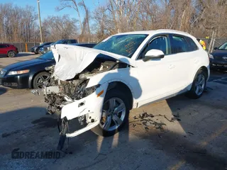 2018 Audi Q5 Premium Plus with VIN WA1BNAFY9J2204115, listed as a IAAI auction lot 41216503 with 1 mi miles. Bid and sale history available at carsss.com. Image 17.