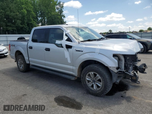 2018 Ford F-150 XL with VIN 1FTEW1E53JKC57304, listed as a Copart auction lot 57168915 with 118,498 mi miles and Salvage title. Bid and sale history available at DreamBid. Image 4.