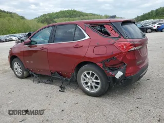 2023 Chevrolet Equinox LT z VIN 3GNAXUEGXPS150110, wystawiony jako Copart lot #54432245 z przebiegiem 37 486 mil mil oraz Szkoda całkowita • Salvage title. Historia ofert i sprzedaży dostępna na DreamBid. Obrazek 2.