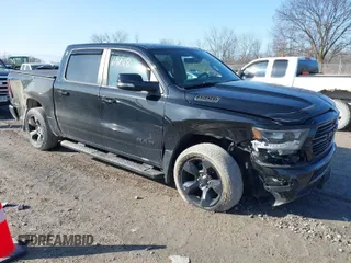2019 Ram 1500 Big Horn/Lone Star with VIN 1C6SRFFT3KN788000, listed as a IAAI auction lot 41764018 with 48,834 mi miles. Bid and sale history available at carsss.com. Image 1.