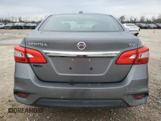 2017 Nissan Sentra SV with VIN 3N1AB7APXHL648420, listed as a Copart auction lot 46374755 with 150,746 mi miles and Salvage Title. Bid and sale history available at carsss.com. Image 6.