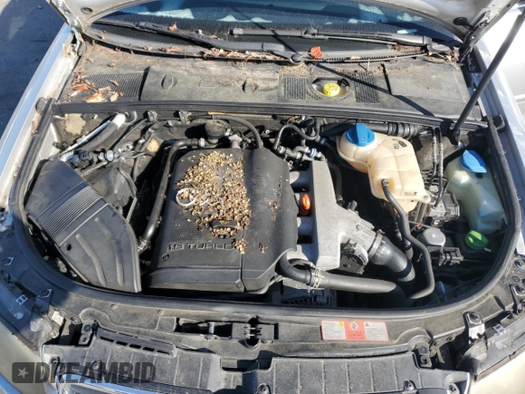2005 Audi A4 1.8T with VIN WAUAC48H05K007522, listed as a Copart auction lot 77633904 with 151,292 mi miles and Salvage Title. Bid and sale history available at carsss.com. Image 11.