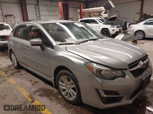 2016 Subaru Impreza Premium with VIN JF1GPAB69G8245432, listed as a IAAI auction lot 41598627 with 106,113 mi miles and . Bid and sale history available at DreamBid. Image 1.