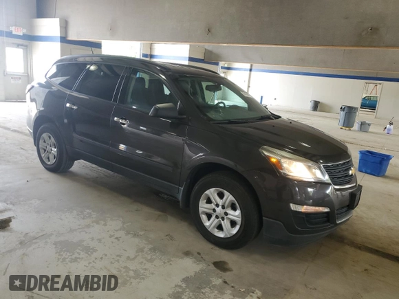 2017 Chevrolet Traverse LS z VIN 1GNKVFKD6HJ328081, wystawiony jako Copart lot #60436845 z przebiegiem 198 969 mil mil oraz Czysty tytuł • Clean title. Historia ofert i sprzedaży dostępna na DreamBid. Obrazek 4.