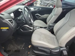 2014 Hyundai Veloster with VIN KMHTC6AD8EU199612, listed as a Copart auction lot 71808324 with 76,130 mi miles and Salvage Title. Bid and sale history available at carsss.com. Image 7.