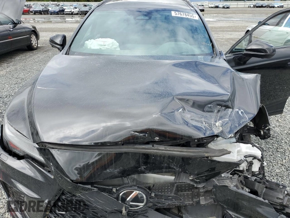2023 Lexus RX 500h F Sport Performance with VIN 2T2BCMEA4PC005237, listed as a Copart auction lot 57678455 with Not provided miles and Salvage title. Bid and sale history available at DreamBid. Image 12.