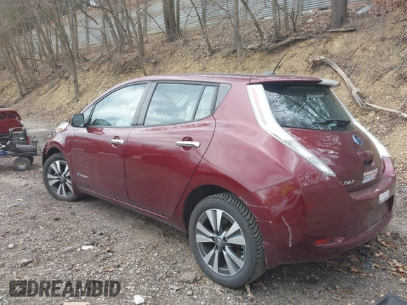 2017 Nissan LEAF SV with VIN 1N4BZ0CP9HC302538, listed as a IAAI auction lot 42079633 with 38,147 mi miles and . Bid and sale history available at DreamBid. Image 3.