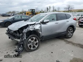 2017 Honda CR-V EX-L with VIN 5J6RW2H87HL071065, listed as a Copart auction lot 51615885 with 56,117 mi miles and Salvage Title. Bid and sale history available at carsss.com. Image 1.
