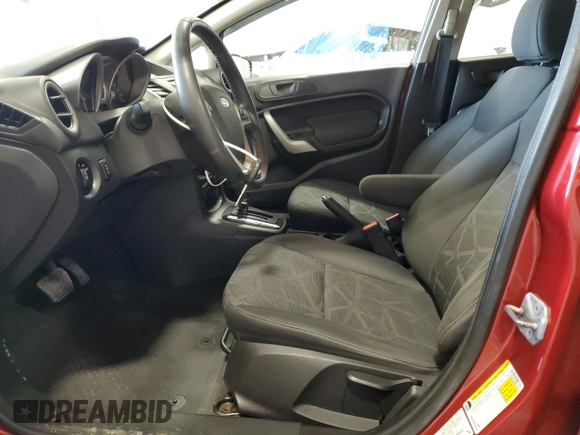 2013 Ford Fiesta SE with VIN 3FADP4EJ6DM173438, listed as a Copart auction lot 53452075 with 57,726 mi miles and Salvage Title. Bid and sale history available at DreamBid. Image 7.