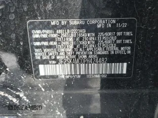 2023 Subaru Forester Wilderness with VIN JF2SKAMC0PH424482, listed as a Copart auction lot 43389475 with 32,760 mi miles and Non Repairable. Bid and sale history available at carsss.com. Image 15.