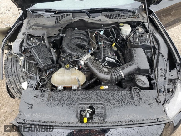 2017 Ford Mustang V6 with VIN 1FA6P8AMXH5212110, listed as a Copart auction lot 57043455 with 66,242 mi miles and Salvage title. Bid and sale history available at DreamBid. Image 11.