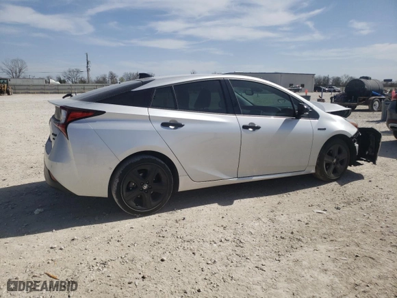 2022 Toyota Prius L Eco with VIN JTDKAMFU5N3169248, listed as a Copart auction lot 48997015 with 46,266 mi miles and Salvage Title. Bid and sale history available at carsss.com. Image 3.