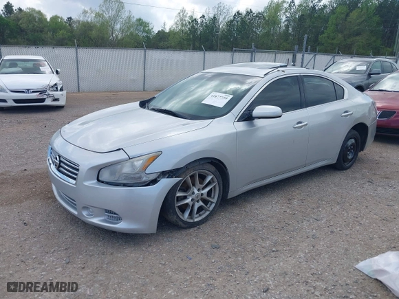 2014 Nissan Maxima 3.5 SV w/Sport Pkg with VIN 1N4AA5AP0EC436885, listed as a IAAI auction lot 41877739 with 123,693 mi miles. Bid and sale history available at carsss.com. Image 2.