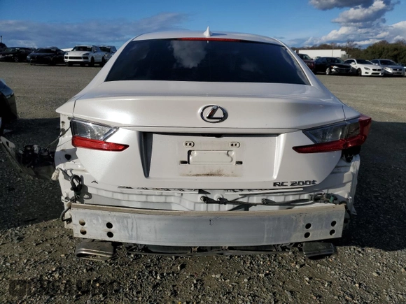 2016 Lexus RC 200t F Sport z VIN JTHHA5BC9G5000840, wystawiony jako Copart lot #45600485 z przebiegiem 80 783 mil mil oraz Szkoda całkowita • Salvage title. Historia ofert i sprzedaży dostępna na DreamBid. Obrazek 6.