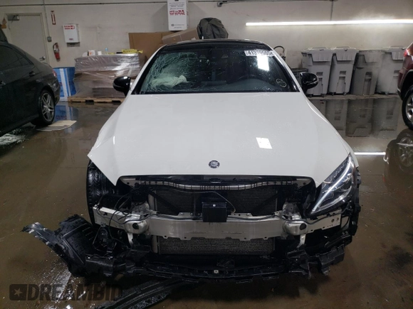 2017 Mercedes-Benz C 43 AMG with VIN WDDWJ6EB4HF451855, listed as a Copart auction lot 41339505 with 61,024 mi miles and Salvage Title. Bid and sale history available at carsss.com. Image 5.