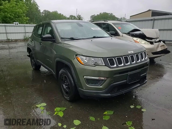 2018 Jeep Compass Sport z VIN 3C4NJDABXJT163155, wystawiony jako Copart lot #58648405 z przebiegiem 93 099 mil mil oraz Szkoda całkowita • Salvage title. Historia ofert i sprzedaży dostępna na DreamBid. Obrazek 14.