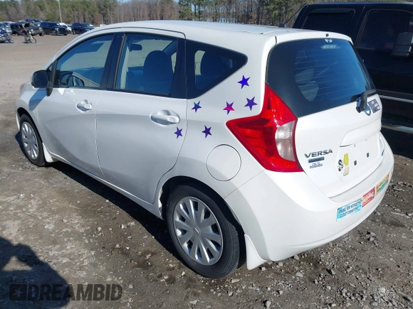2014 Nissan Note SV with VIN 3N1CE2CP1EL413058, listed as a IAAI auction lot 41446489 with 105,474 mi miles and . Bid and sale history available at DreamBid. Image 3.