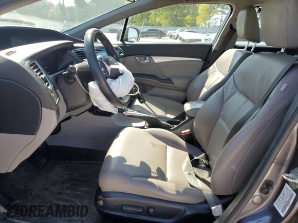 2014 Honda Civic EX-L with VIN 19XFB2F90EE010080, listed as a Copart auction lot 52307055 with 284,203 mi miles and Salvage Title. Bid and sale history available at DreamBid. Image 7.
