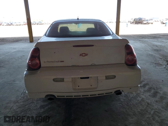 2005 Chevrolet Monte Carlo SS Supercharged z VIN 2G1WZ121X59240304, wystawiony jako Copart lot #54410565 z przebiegiem 161 136 mil mil oraz Szkoda całkowita • Salvage title. Historia ofert i sprzedaży dostępna na DreamBid. Obrazek 6.