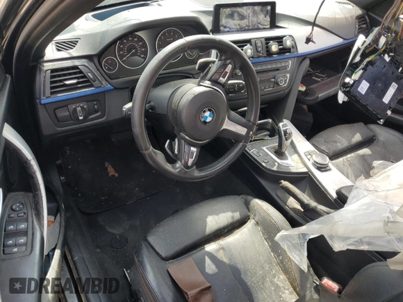 2014 BMW 3 Series 335i with VIN WBA3A9G57ENS65098, listed as a Copart auction lot 53063555 with 0 mi miles and Clean Title. Bid and sale history available at carsss.com. Image 8.