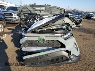 2019 Toyota RAV4 XLE with VIN JTMP1RFV5KD017214, listed as a Copart auction lot 88239775 with Not Provided miles and Salvage Title. Bid and sale history available at DreamBid. Image 5.
